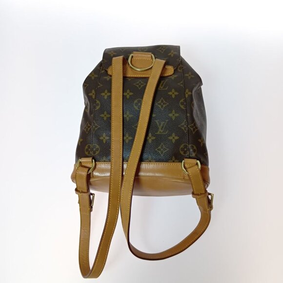 Louis Vuitton Monogram Montsouris Middle Backpack Brown main image 4